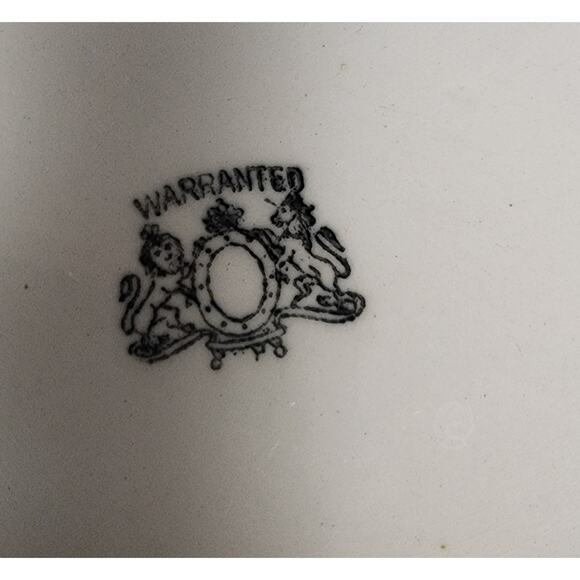 Warranted England Antique 1940s 5pc Pitcher/ Basin Wash Set Super Rare Find - Picture 11 of 16